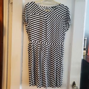 J. Crew Striped Mini Dress